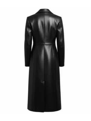Black Long Leather Coat