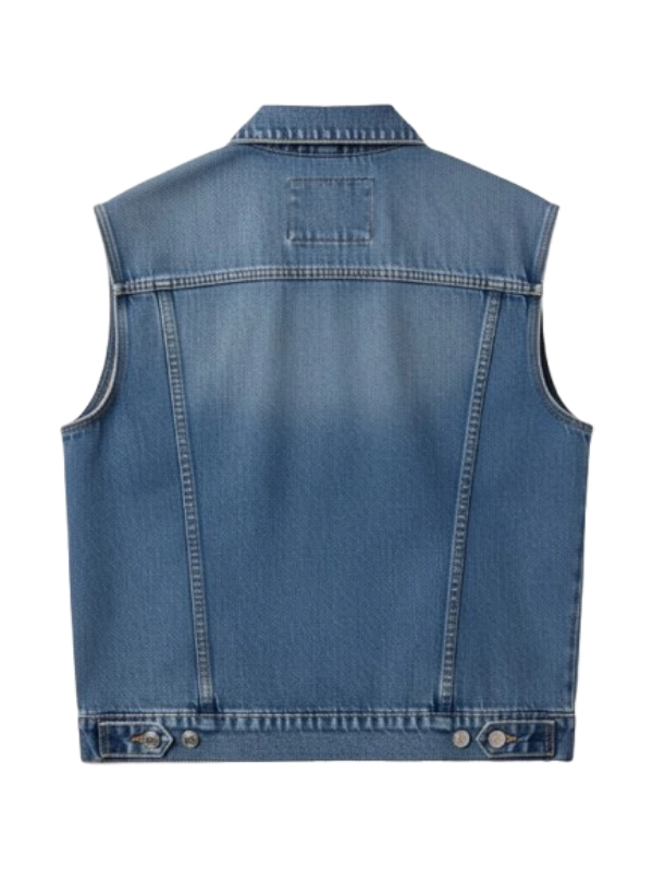 Blue Denim Vest
