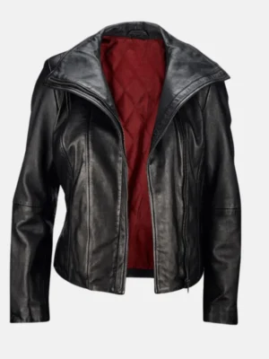 Black Leather Motorcycle Jacket