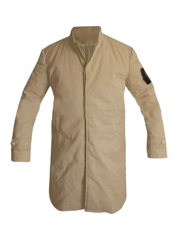 Charlie-Hunnam-Island-Jacket-Green-Street-Pete-Dunham-Cotton-Beige-Trench-Coat-1