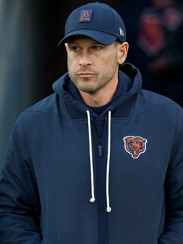 Chicago Bears Ben Johnson Bomber Jacket
