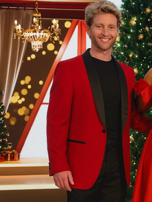 Christmas In The Ballroom Ben Sparks Red Blazer
