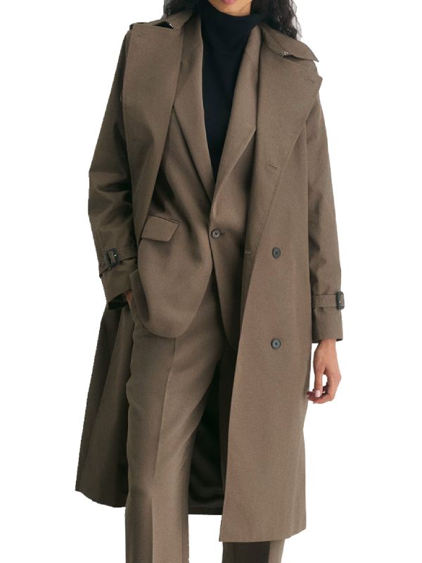 Detective Willa Simms Tracker S03 Grey Coat