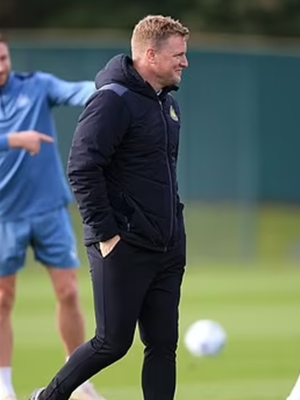 Eddie Howe Newcastle United Black Jacket