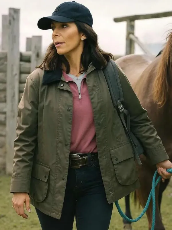 Heartland S19 Michelle Morgan Green Jacket