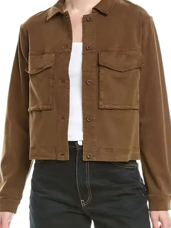 Lia Irvine All Her Fault Brown Jacket