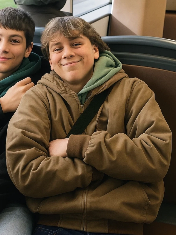 Lou-Young-Hearts-Brown-Hoodie