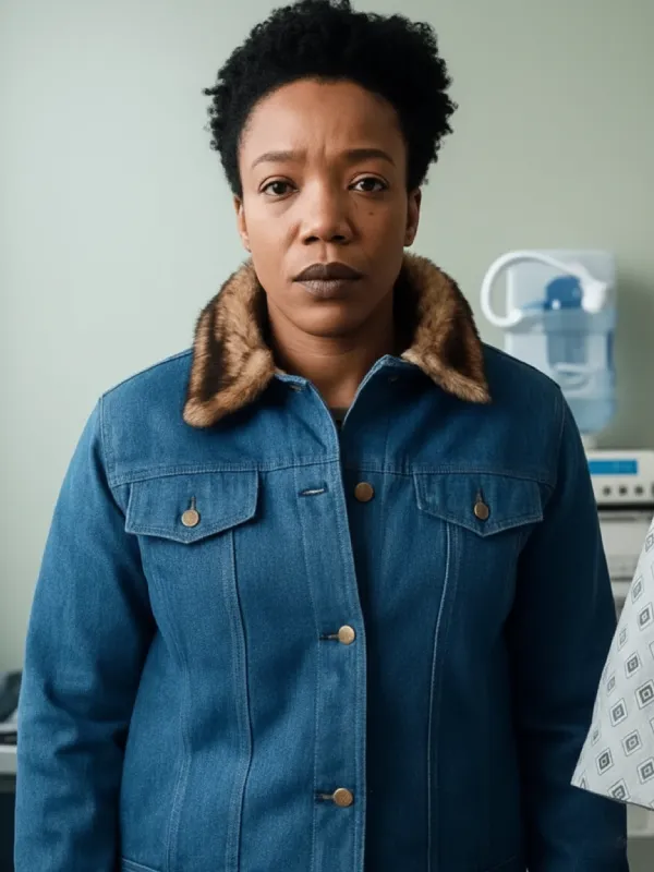 Naomi Ackie Sorry Baby Denim Jacket