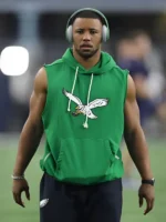 Philadelphia Eagles Saquon Barkley Sleeveless Hoodie