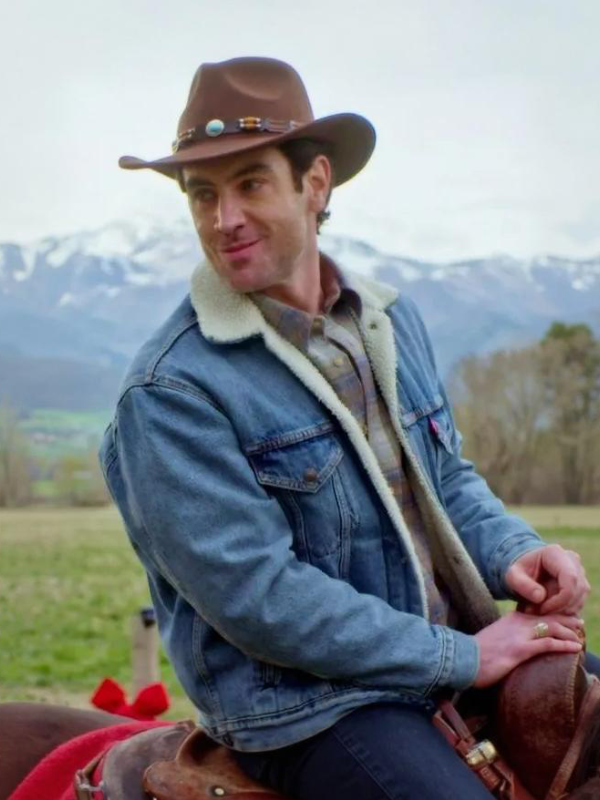 Robbie Simpson Finding Mr. Christmas S02 Denim Jacket