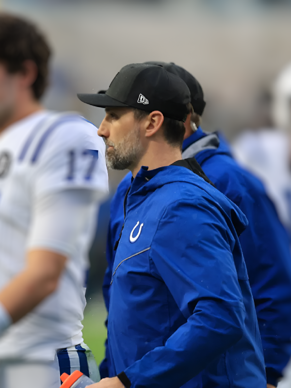 Shane Steichen Indianapolis Colts Blue Parachute Jacket