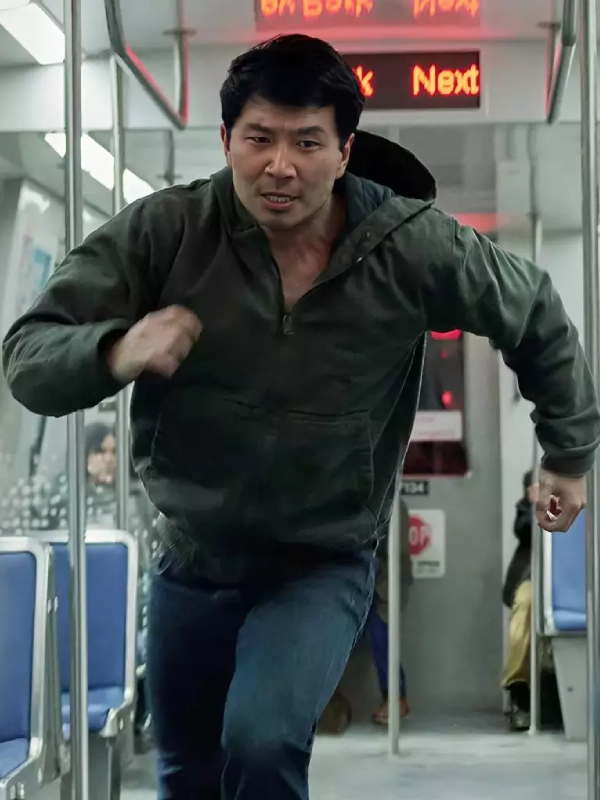 The Copenhagen Test Simu Liu Green Jacket