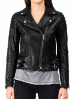 Upton-Black-Leather-Biker-Jacket-Women