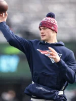 2025 Nike New England Patriots Navy Blue Sideline Club Hoodie