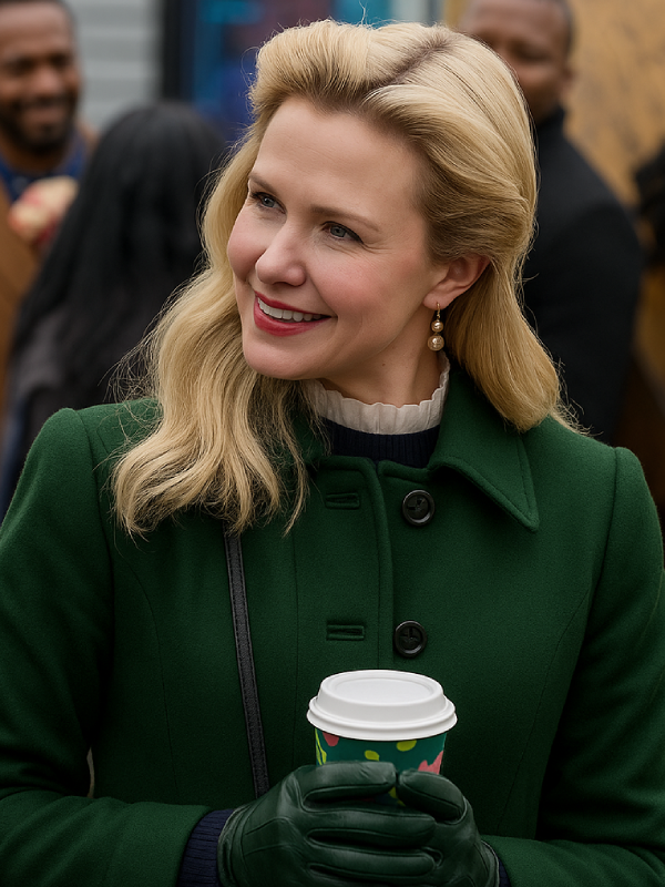 A-Newport-Christmas-Ginna-Claire-Green-Coat