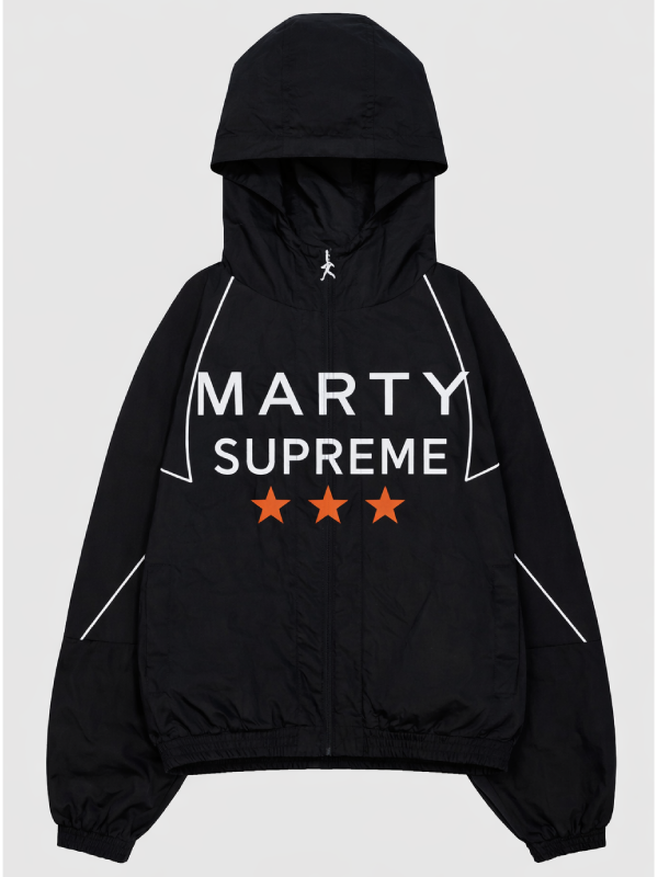 Black Marty Supreme Full Zip Jacket