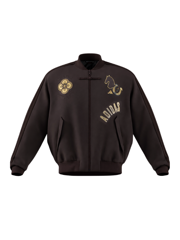 CNY Modern China 3 Stripes Padded Bomber Jacket