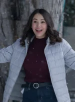 Christmas On Duty Janel Parrish Puffer Jacket