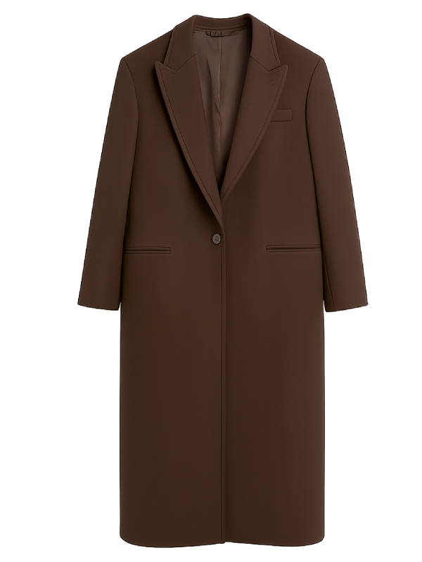 Claudia-The-Celebrity-Traitors-Brown-Coat