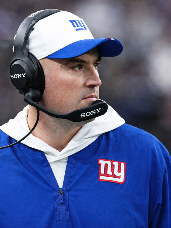 Coach Mike Kafka Nike Blue Giants Half Zip Sideline T-Shirt