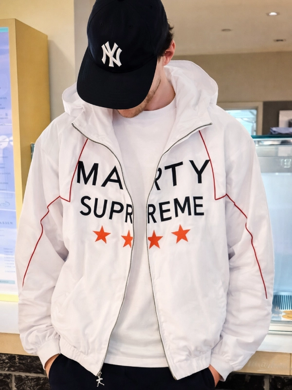 Declan Rice Marty Supreme White Jacket