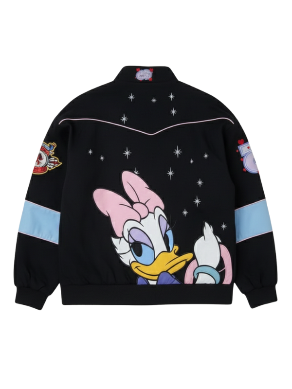 Disney Daytona 500 Daisy Duck Racing Black Jacket