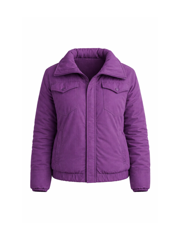Erica Sinclair Stranger Things S05 Priah Ferguson Jacket Purple