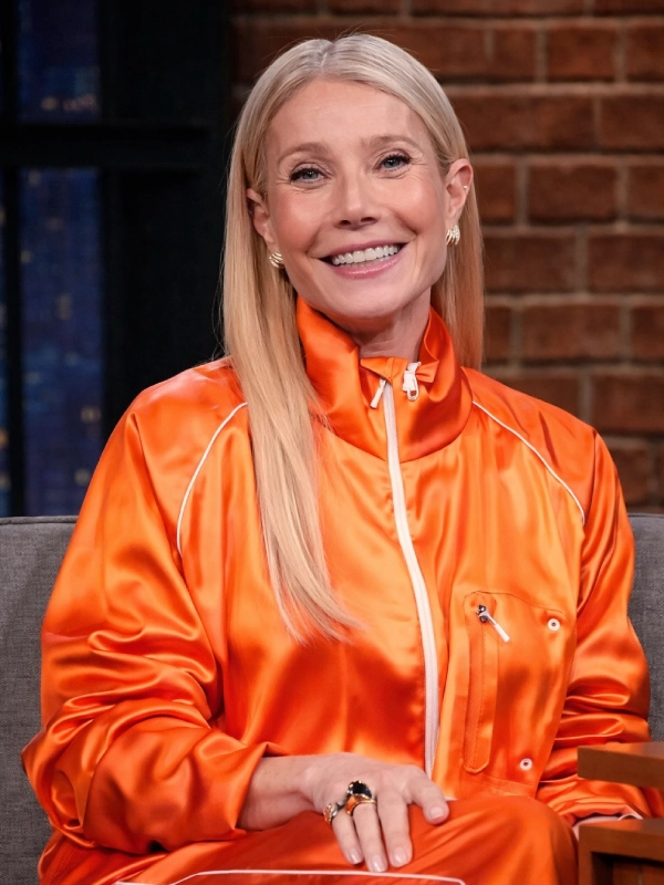 Gwyneth Paltrow Marty Supreme Orange Tracksuit