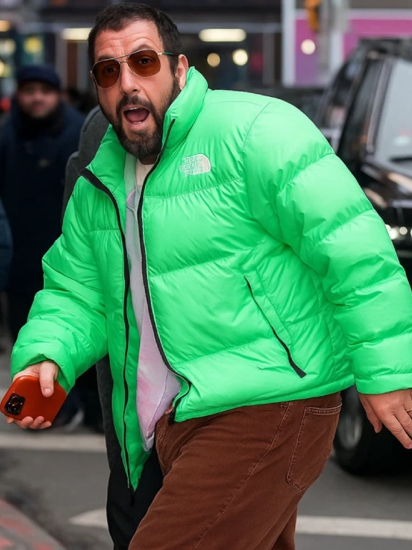 Happy-Gilmore-2-Adam-Sandler-Green-Puffer-Jacket