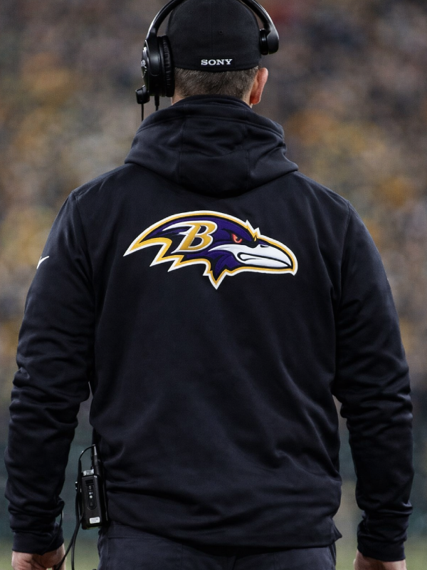 Harbaugh Baltimore Ravens Bomber Jacket