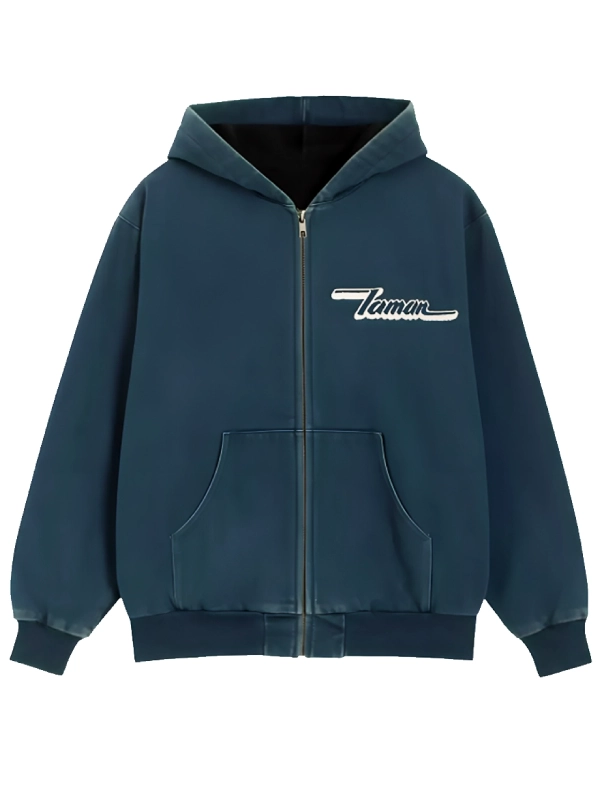 Iceman-Drake-Hooded-Zip-Up-Blue-Jacket