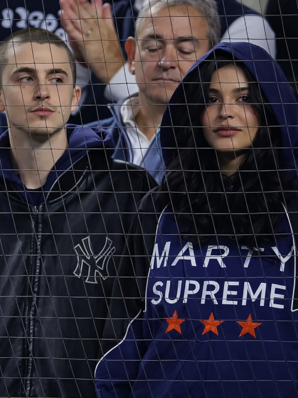 Kendall Jenner Marty Supreme Blue Black 2025 Jacket