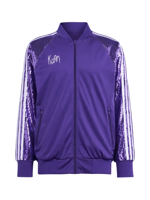 KoRn Purple Sequin Track Jacket