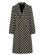 Kristin-Davis-Check-Print-Coat