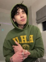 Landon Barker Green Hoodie