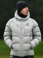 Liam Rosenior Chelsea Grey Puffer Jacket