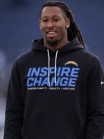 Los Angeles Chargers 2025 Inspire Change Black Hoodie