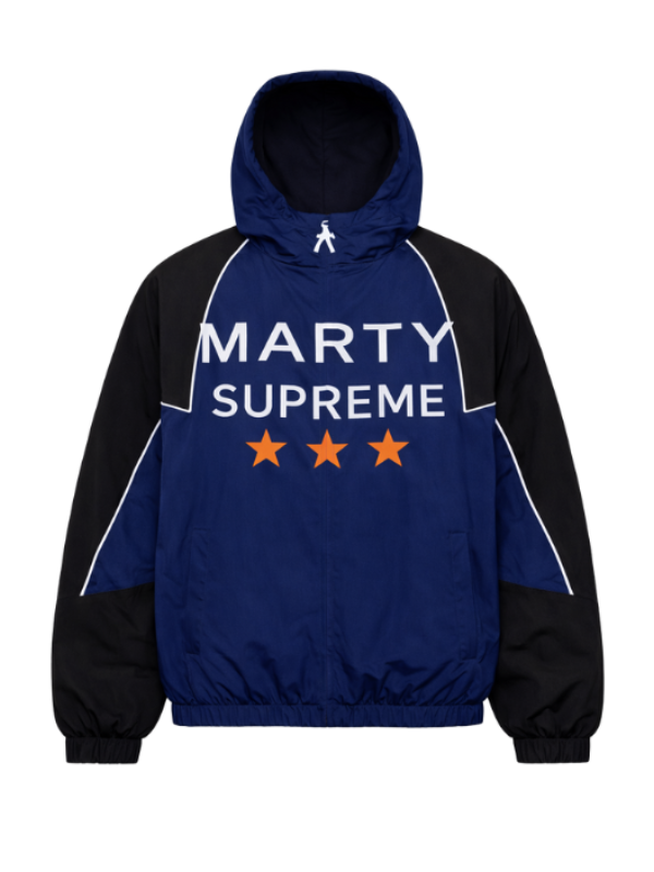 Marty Supreme 2025 Blue and Black Jacket