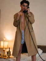 Marty Supreme Timothee Chalamet Beige Coat