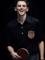 Marty Supreme Timothée Chalamet Black Shirt