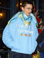Marty Supreme Timothee Chalamet Blue Jacket