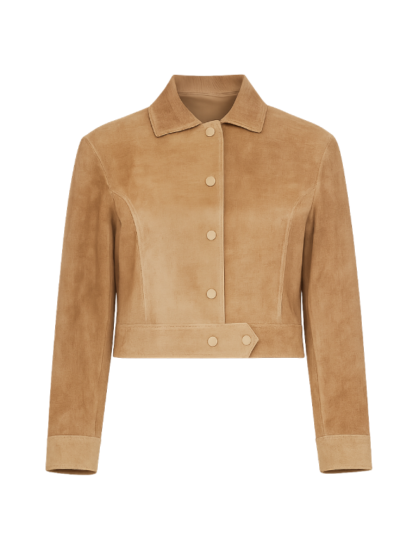 Morgan-Nobody-Wants-This-S02-Justine-Lupe-Brown-Suede-Jacket
