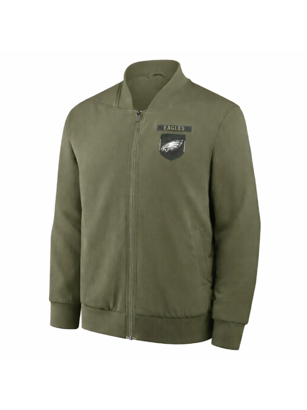 Nick Sirianni Eagles 2025 Salute To Service Bomber Jacket