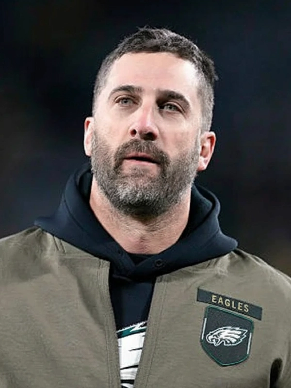 Nick Sirianni Eagles 2025 Salute To Service Olive Green Jacket