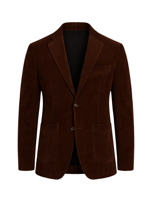 Oliver Hudson A Merry Little Ex-Mas Everett Brown Velvet Blazer