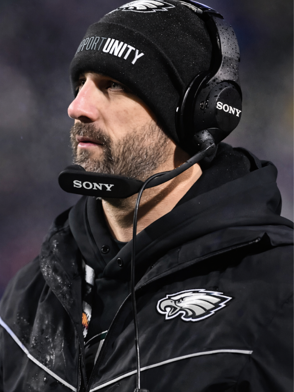 Philadelphia Eagles Coach Nick Sirianni Black Hooded Jacket
