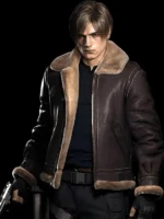 Resident-Evil-4-Remake-Leon-Kennedy-Leather-B-3-Aviator-Jacket