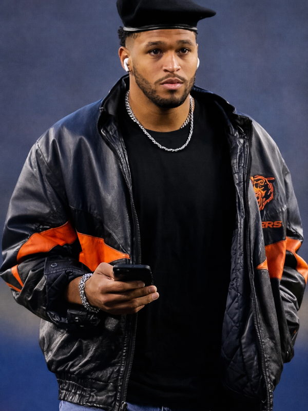 Roschon Johnson Wild Card Playoffs Chicago Bears Jacket