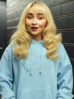 Sabrina-Carpenter-Short-Sweet-Blue-Hoodie