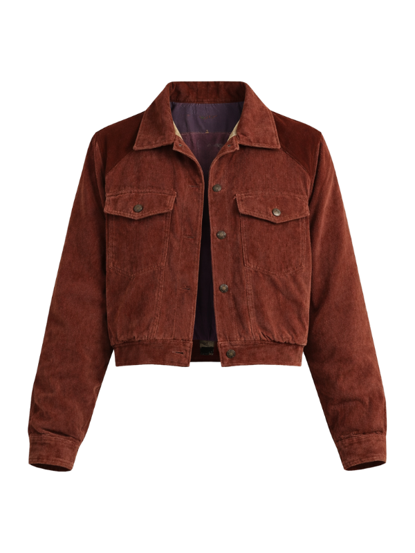 Stranger Things Season 05 Nancy Wheeler Brown Jacket